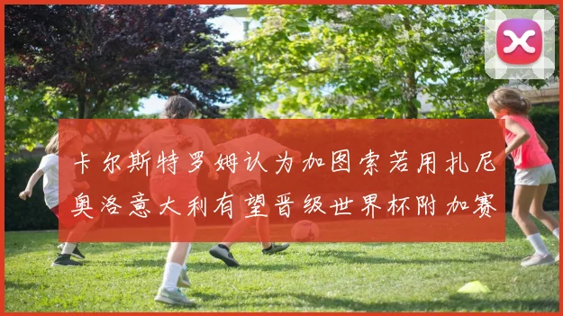 卡尔斯特罗姆认为加图索若用扎尼奥洛意大利有望晋级世界杯附加赛
